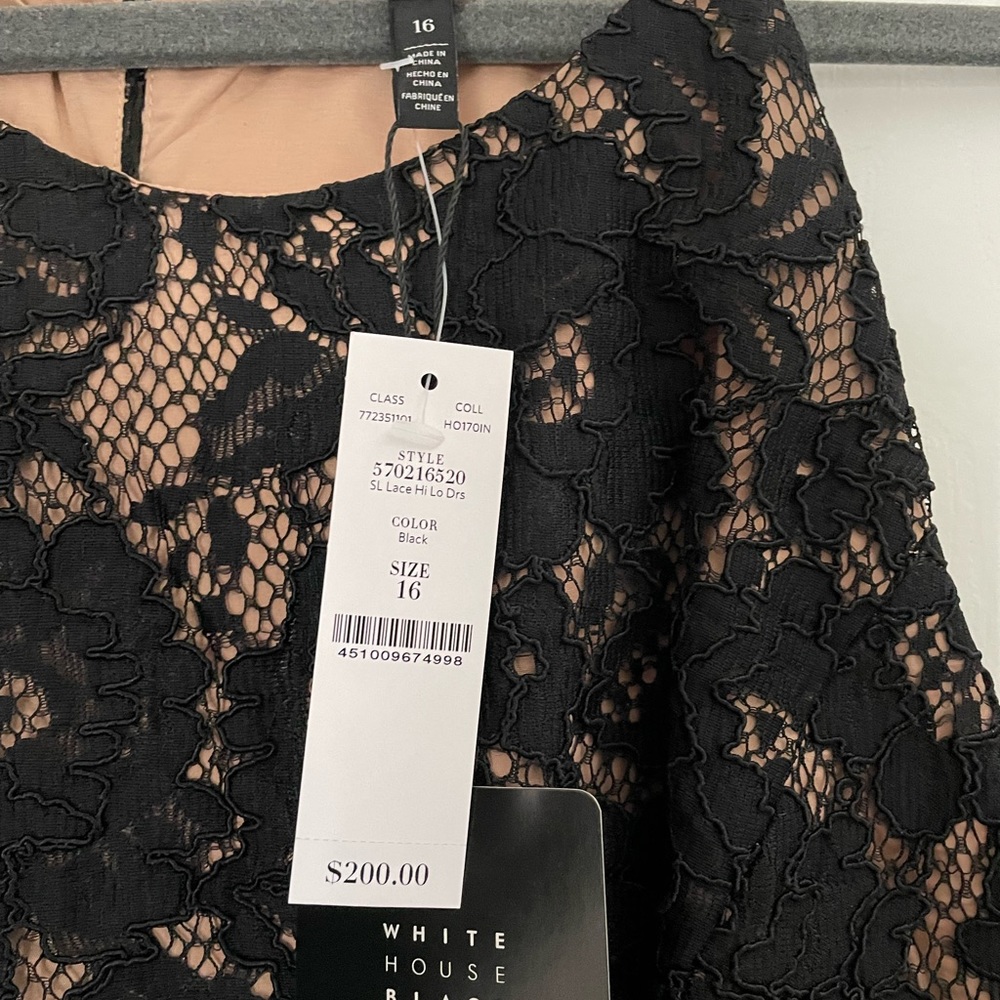 Brand new white house black market dress never worn.
